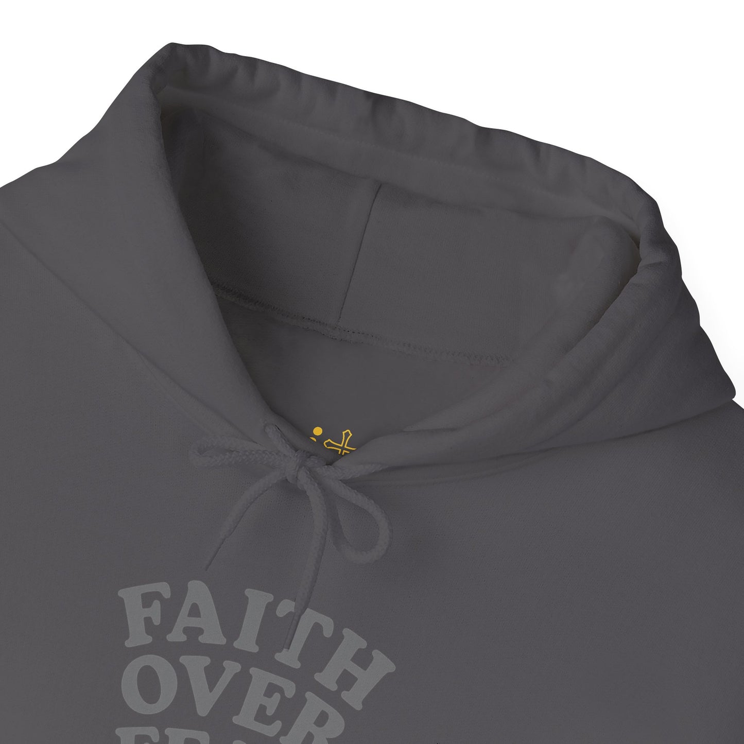 Faith Over Fear Psalm 34:4 Pastel Hoodie