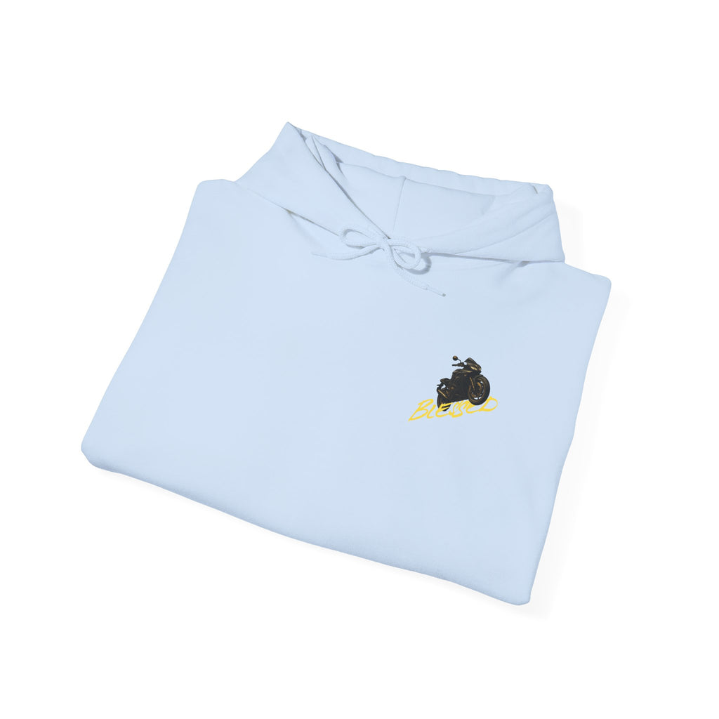 Blessed Motorcycle Heavy Cotton Hoodie