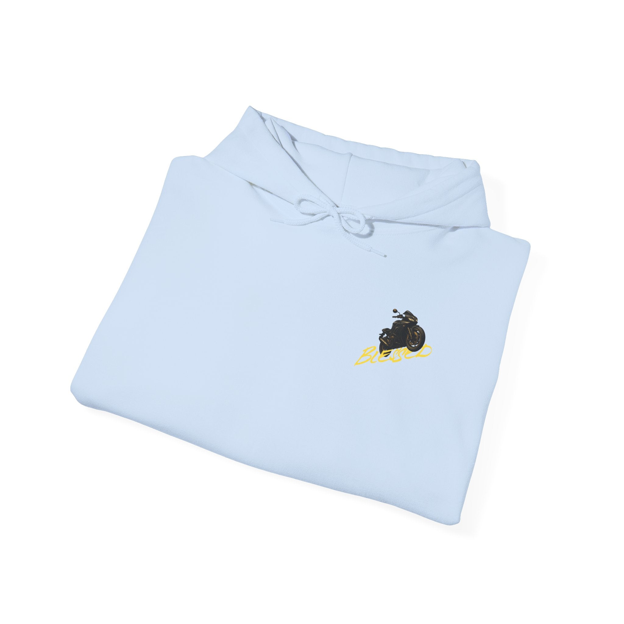 Blessed Motorcycle Heavy Cotton Hoodie