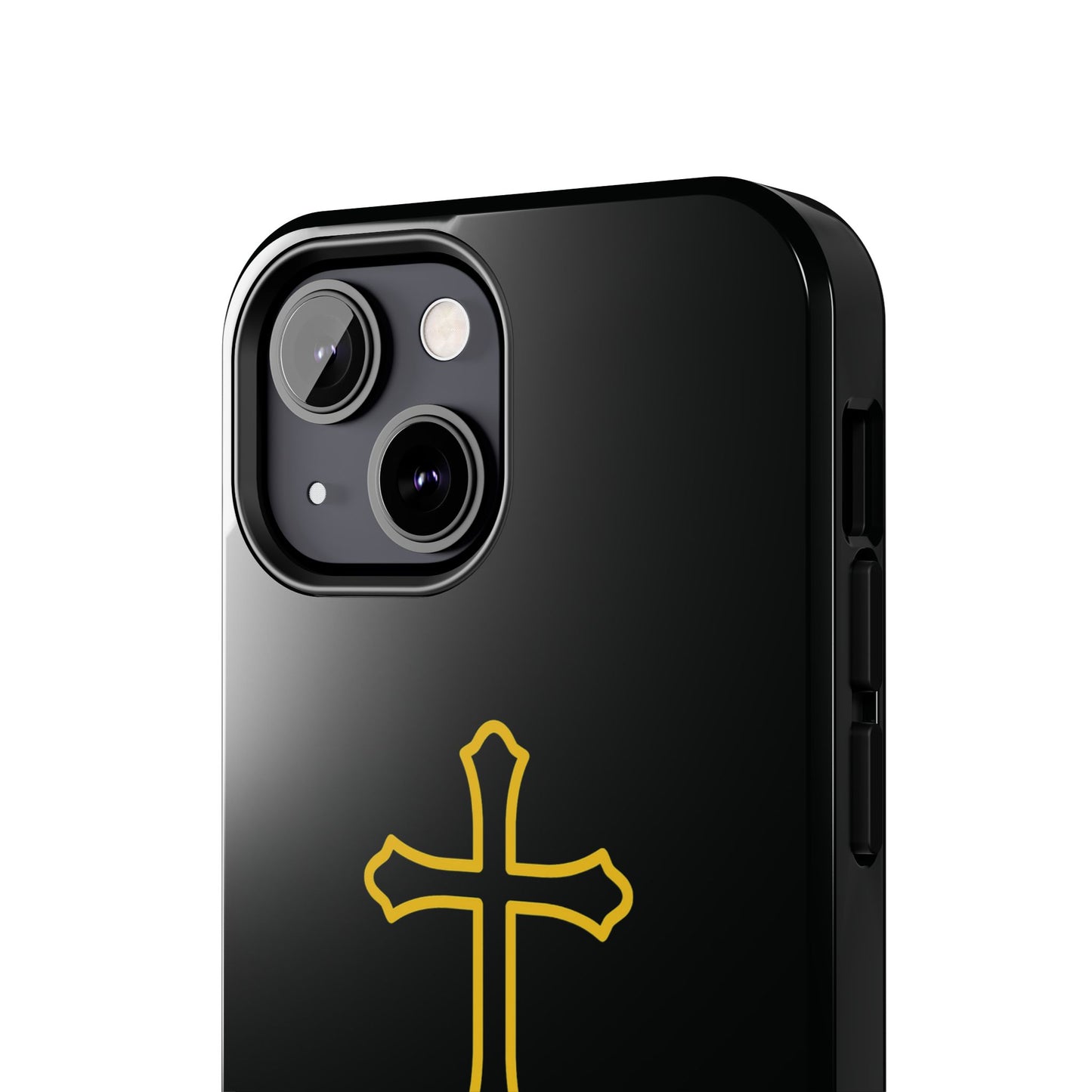 Black Always With Me Cross Phone Case