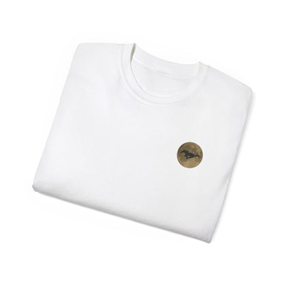 Unisex Cotton Mustang "Run Wild" Moon Car Tee