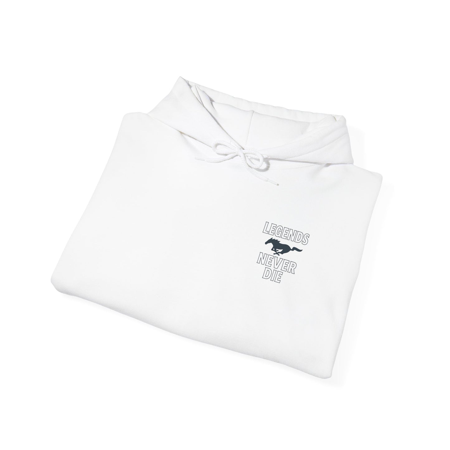 Legends Never Die Mustang Cotton Hoodie