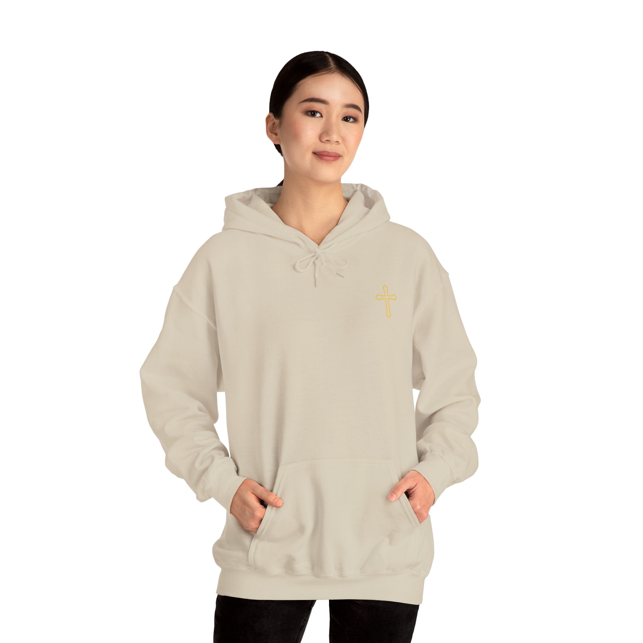 Walk With God Cotton Cross Hoodie