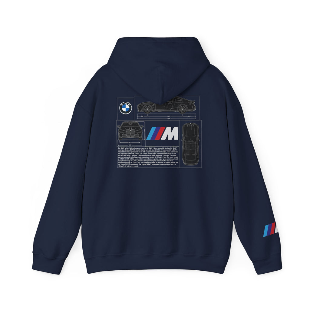 Blueprint Automotive Unisex Hoodie - M4 Design