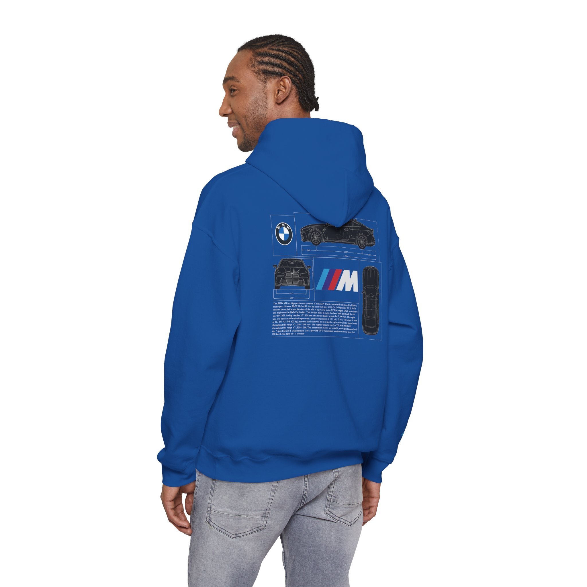 Blueprint Automotive Unisex Hoodie - M4 Design