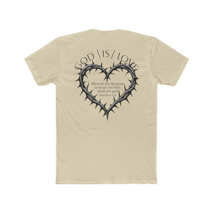 Matthew 5:8 Thorn Heart Cotton Tee