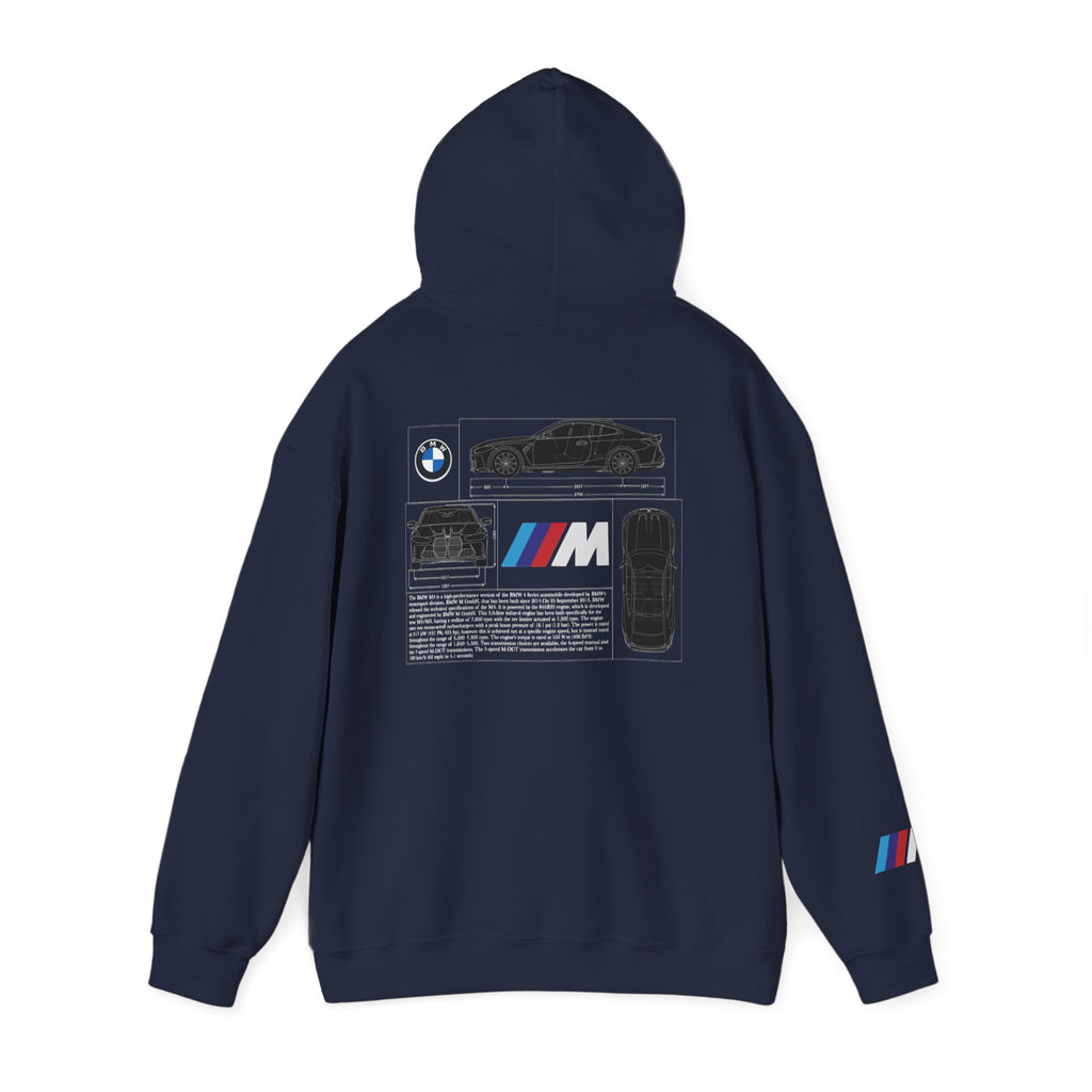 Blueprint Automotive Unisex Hoodie - M4 Design