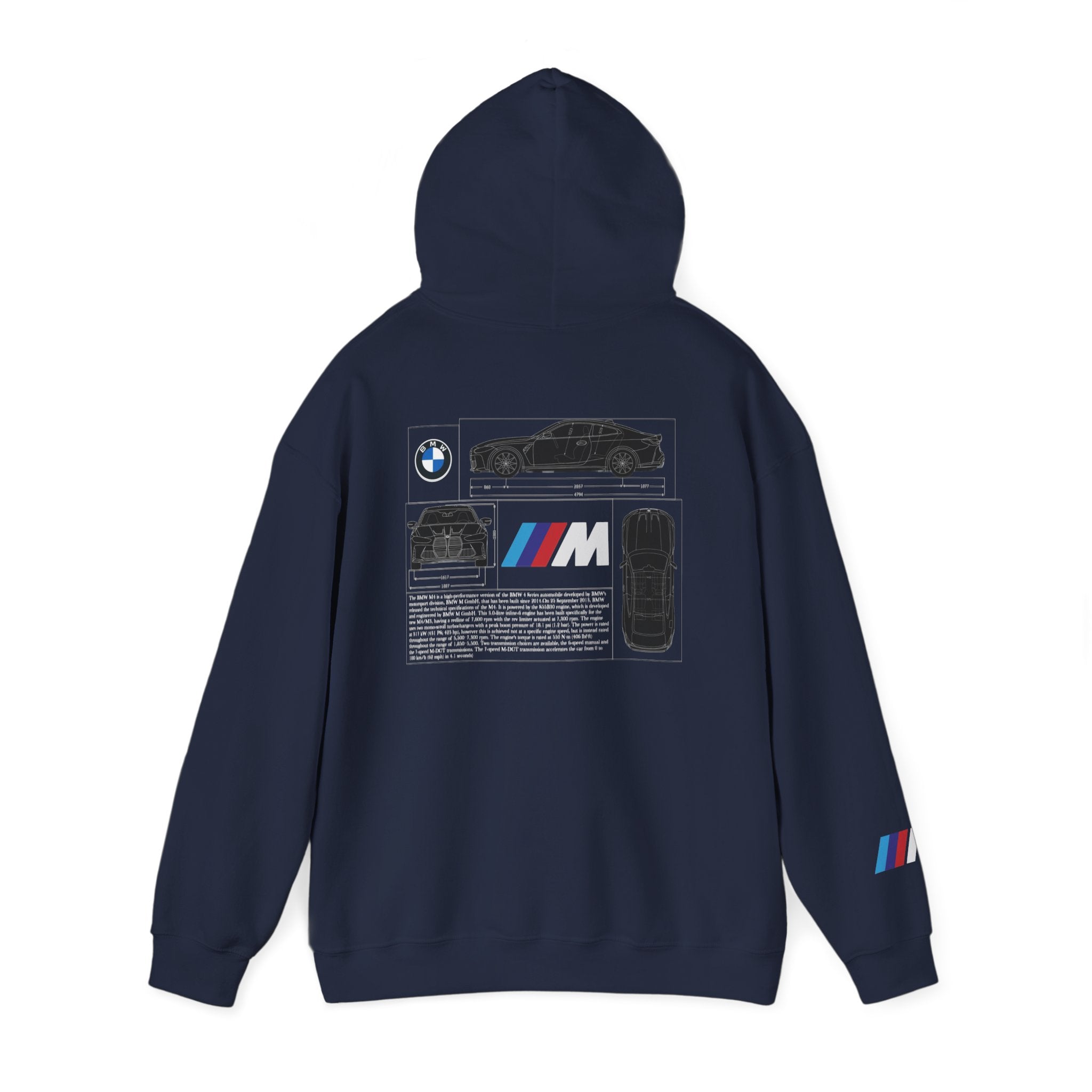 Blueprint Automotive Unisex Hoodie - M4 Design