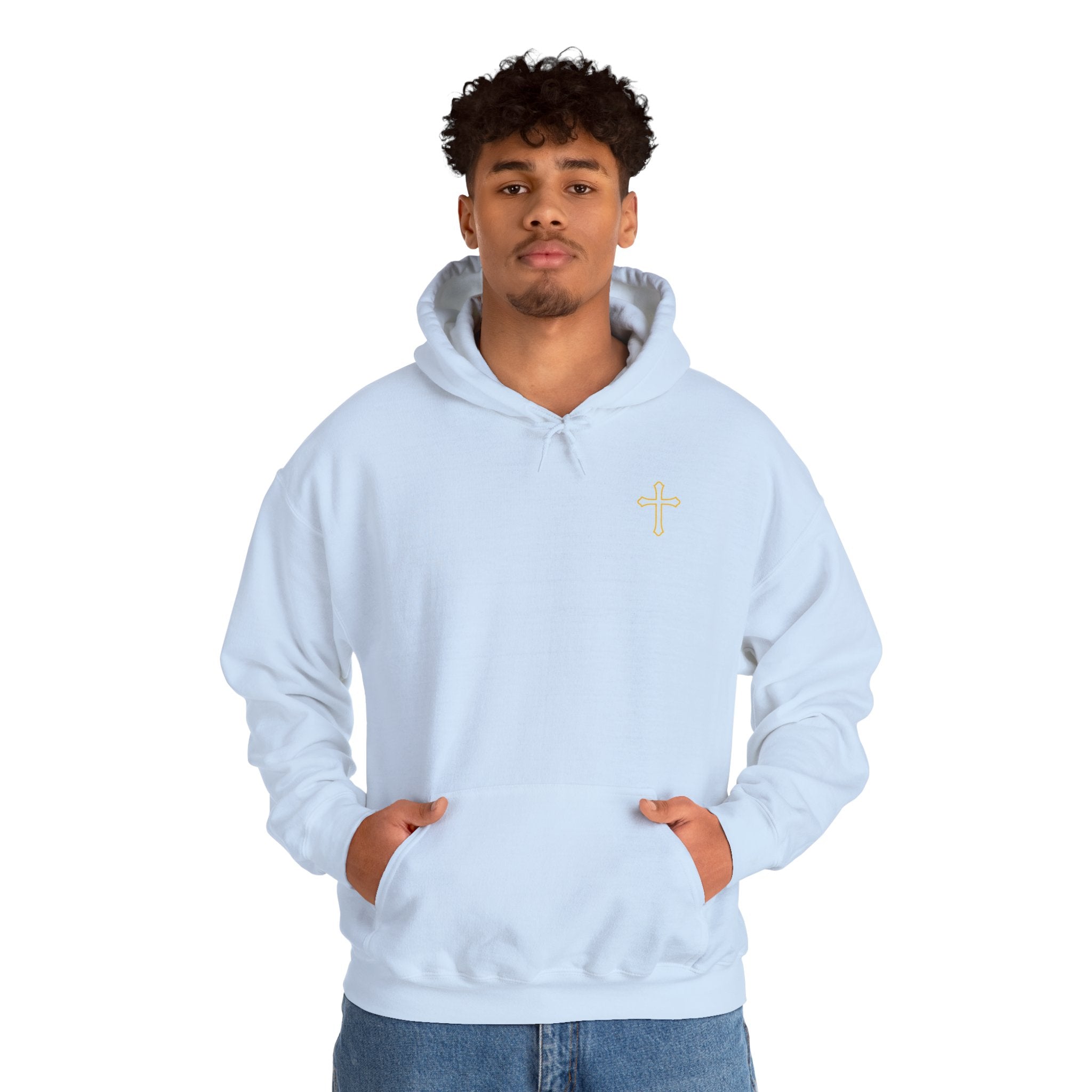 Walk With God Cotton Cross Hoodie