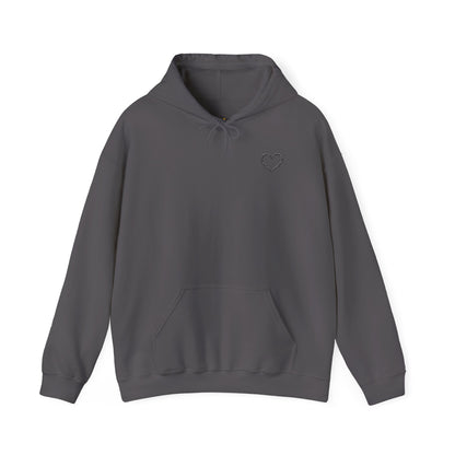 Matthew 5:8 Thorn Heart Cotton Hoodie