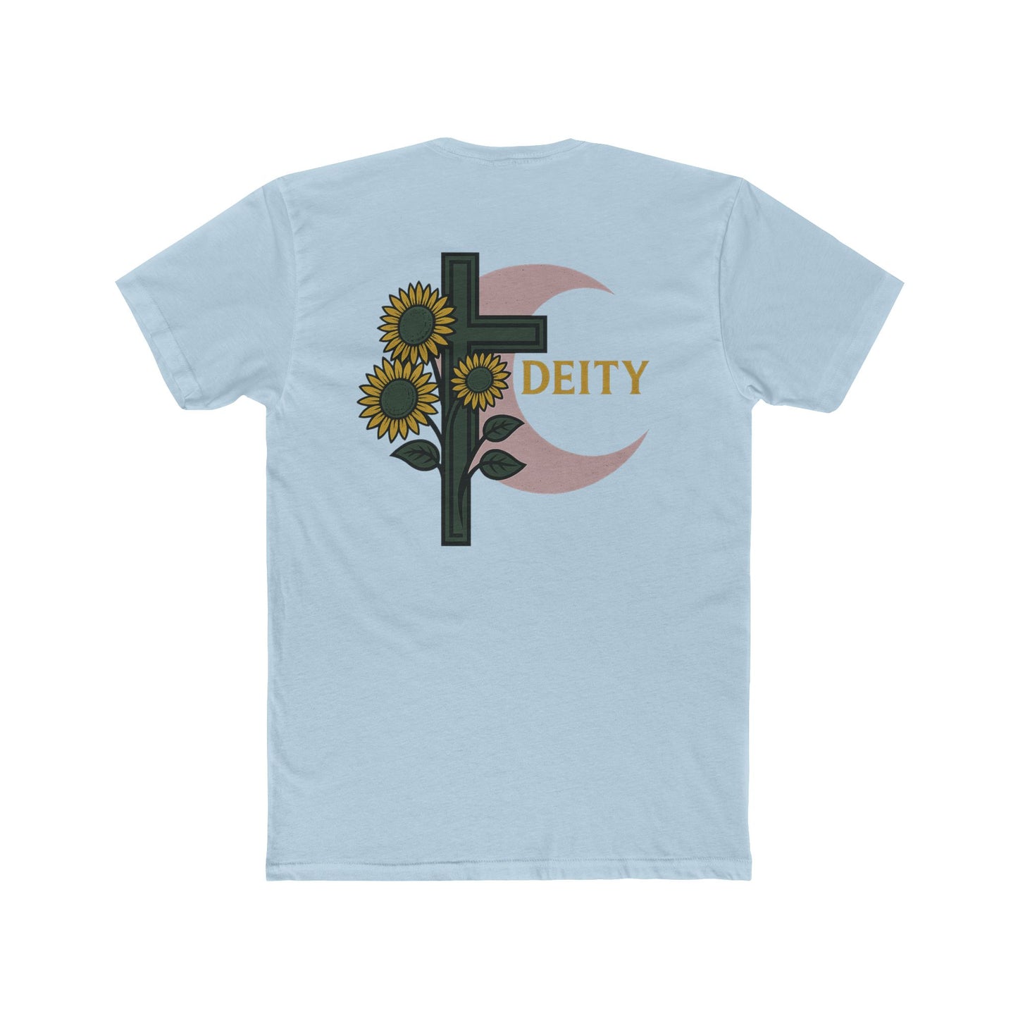 Sunflowers Moon Deity Unisex Cotton Tee