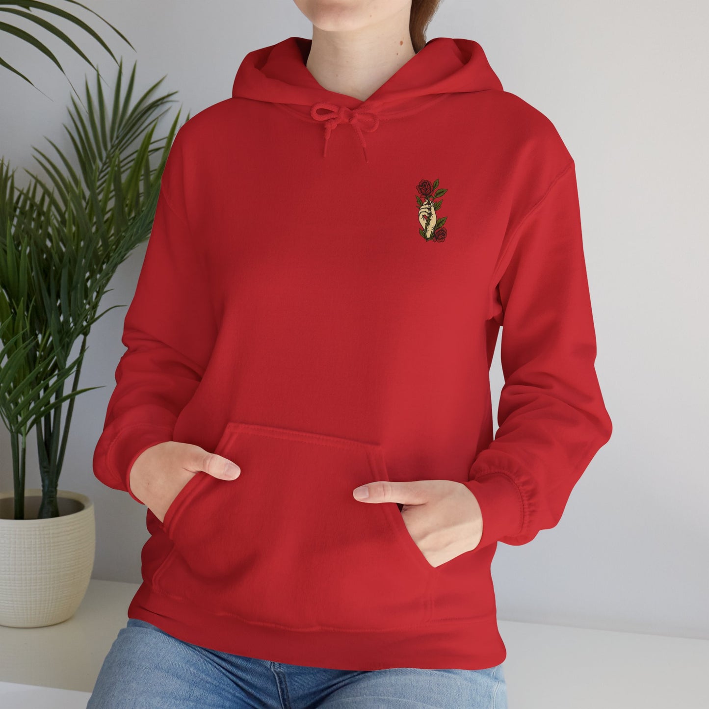 Trust God Rose Unisex Cotton Hoodie