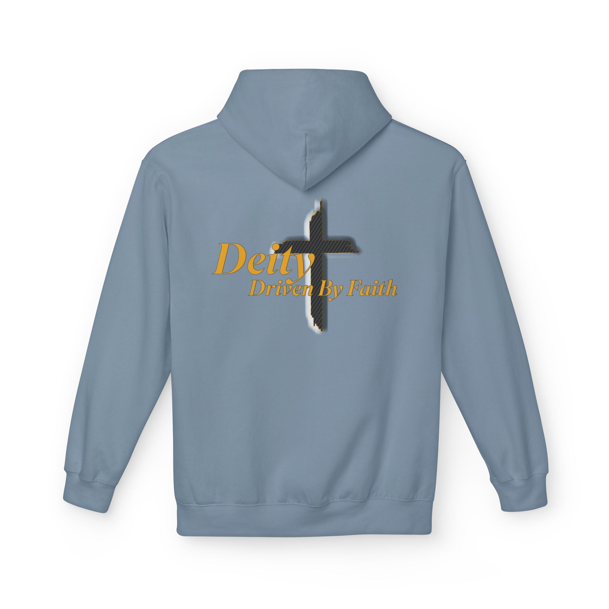 Driven By Faith Carbon Cross Hoodie