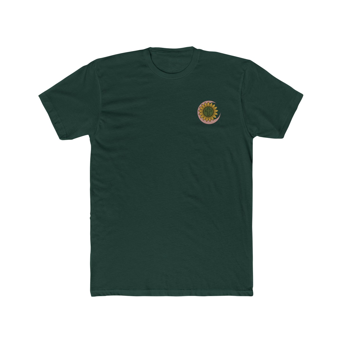 Sunflowers Moon Deity Unisex Cotton Tee