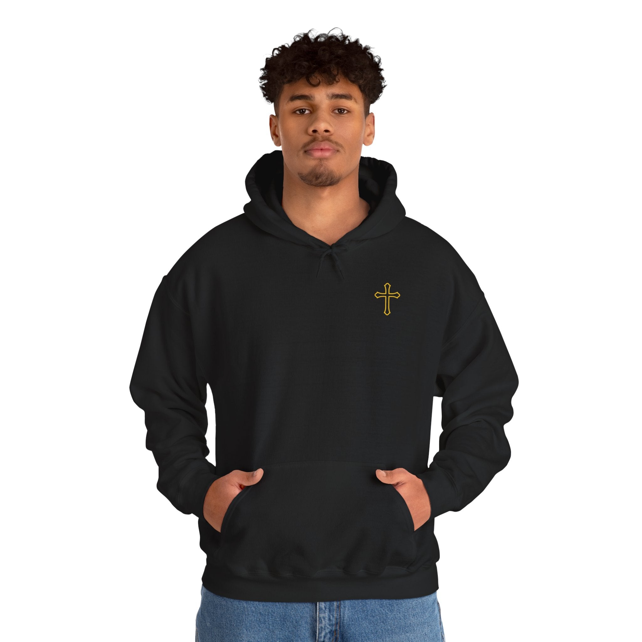 Walk With God Cotton Cross Hoodie