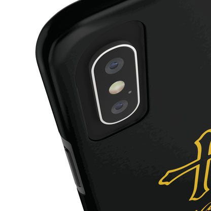 Black Always With Me Cross Phone Case