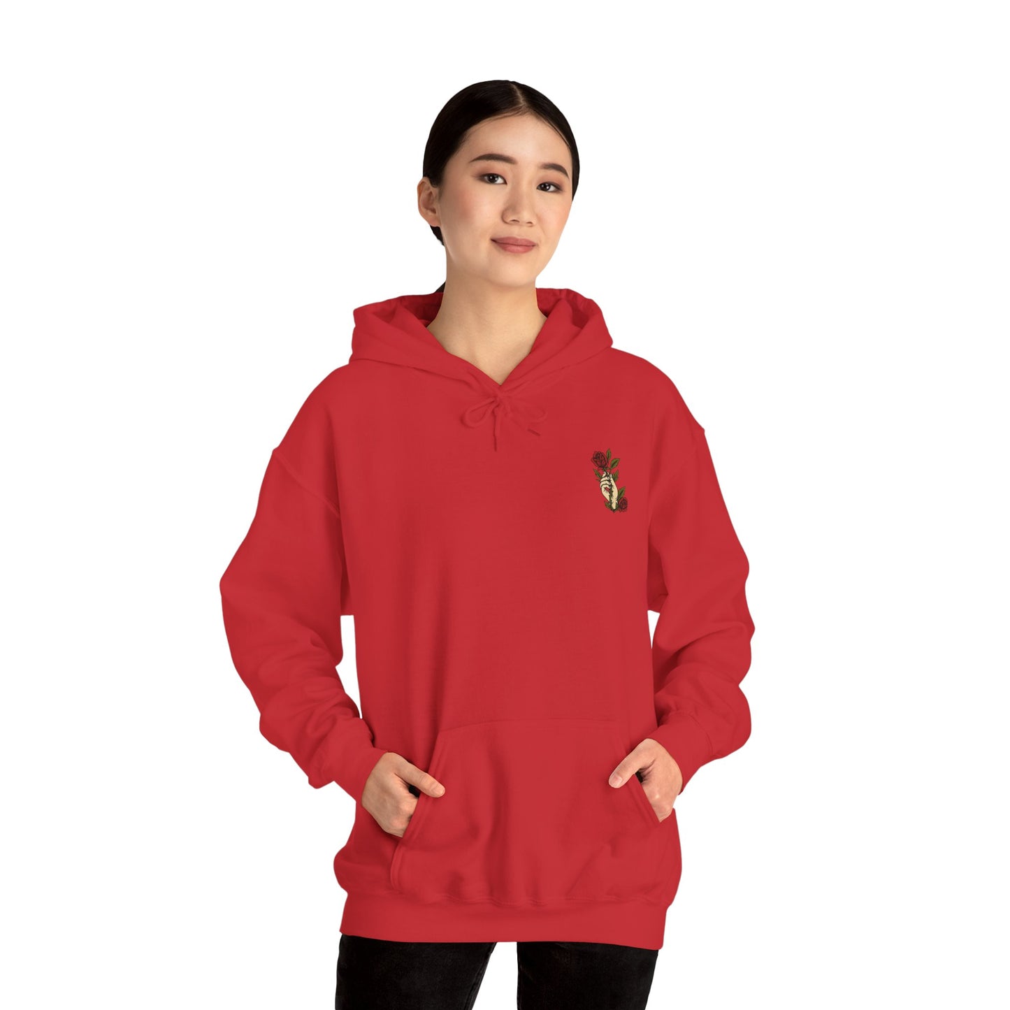 Trust God Rose Unisex Cotton Hoodie