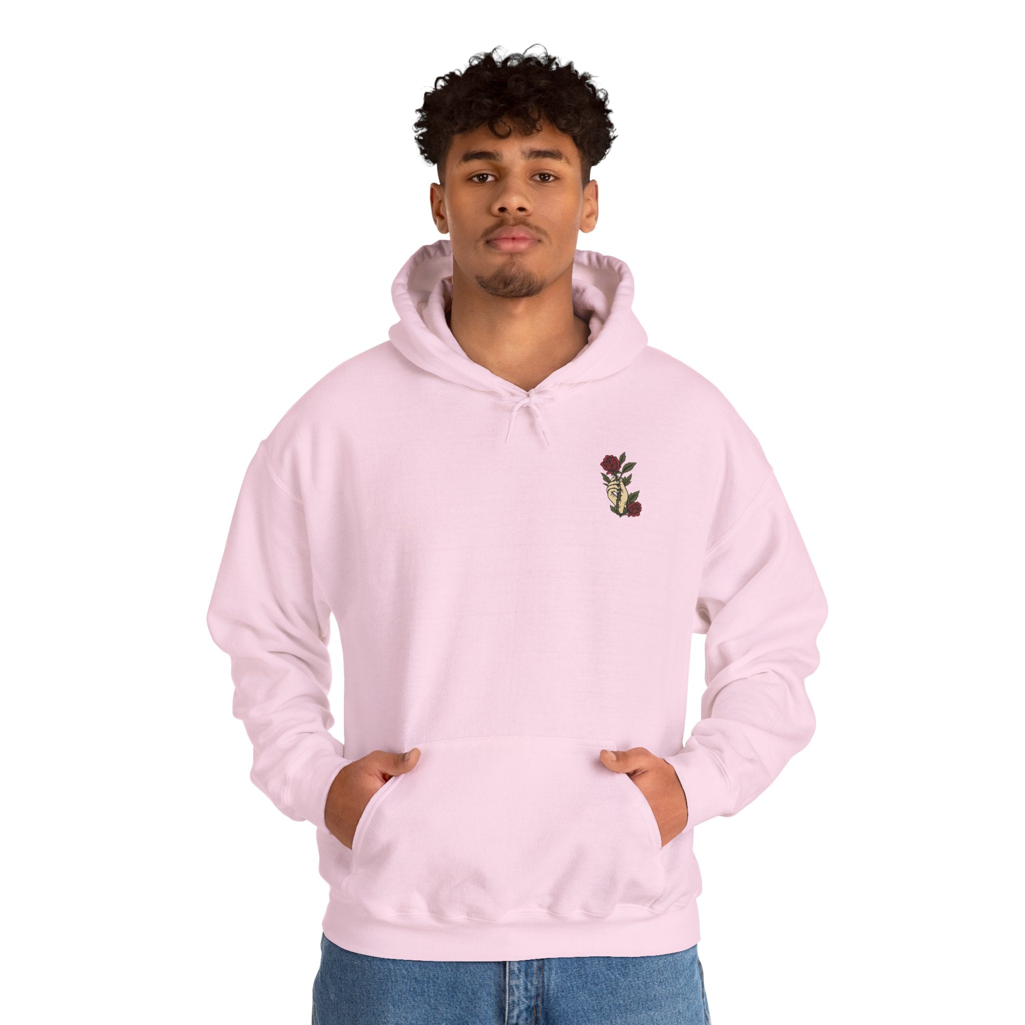 Trust God Rose Unisex Cotton Hoodie