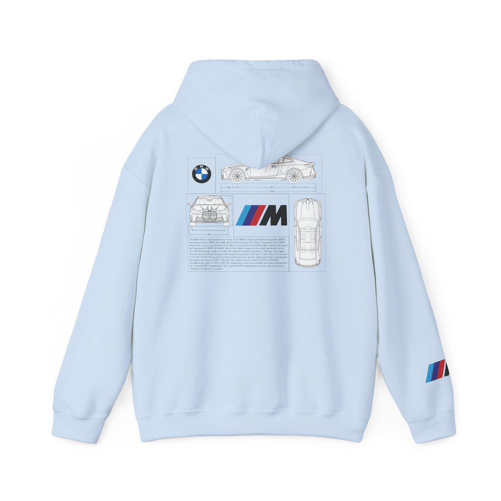 Blueprint Automotive Unisex Hoodie - M4 Design