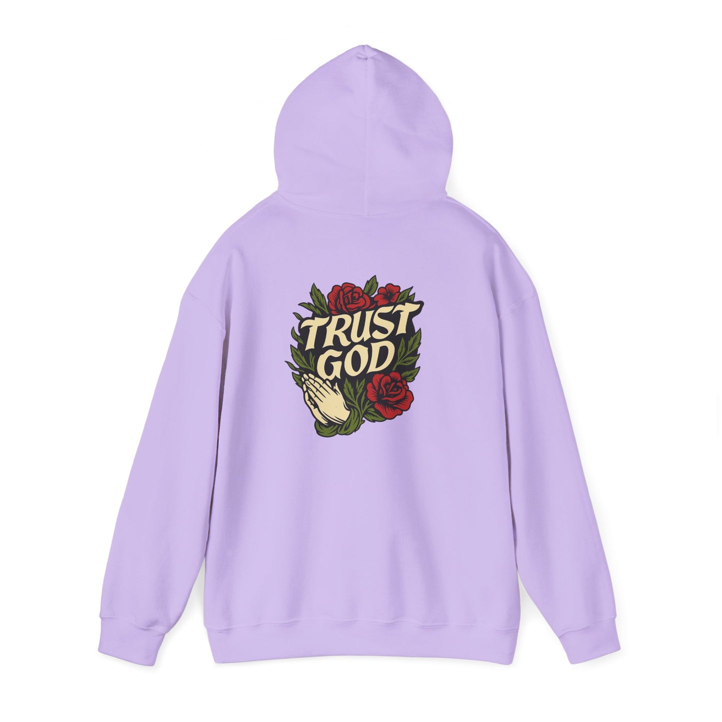 Trust God Rose Unisex Cotton Hoodie