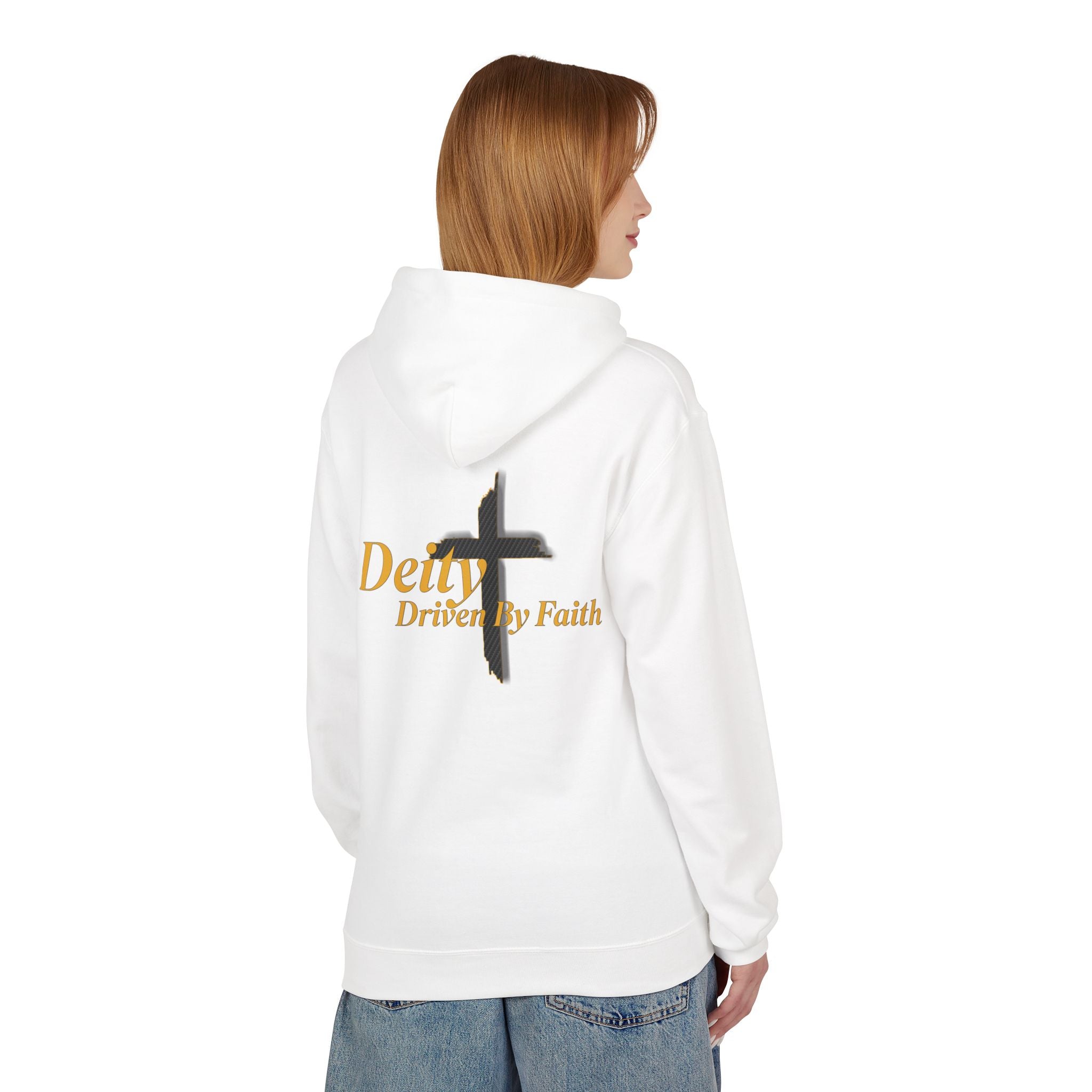 Driven By Faith Carbon Cross Hoodie