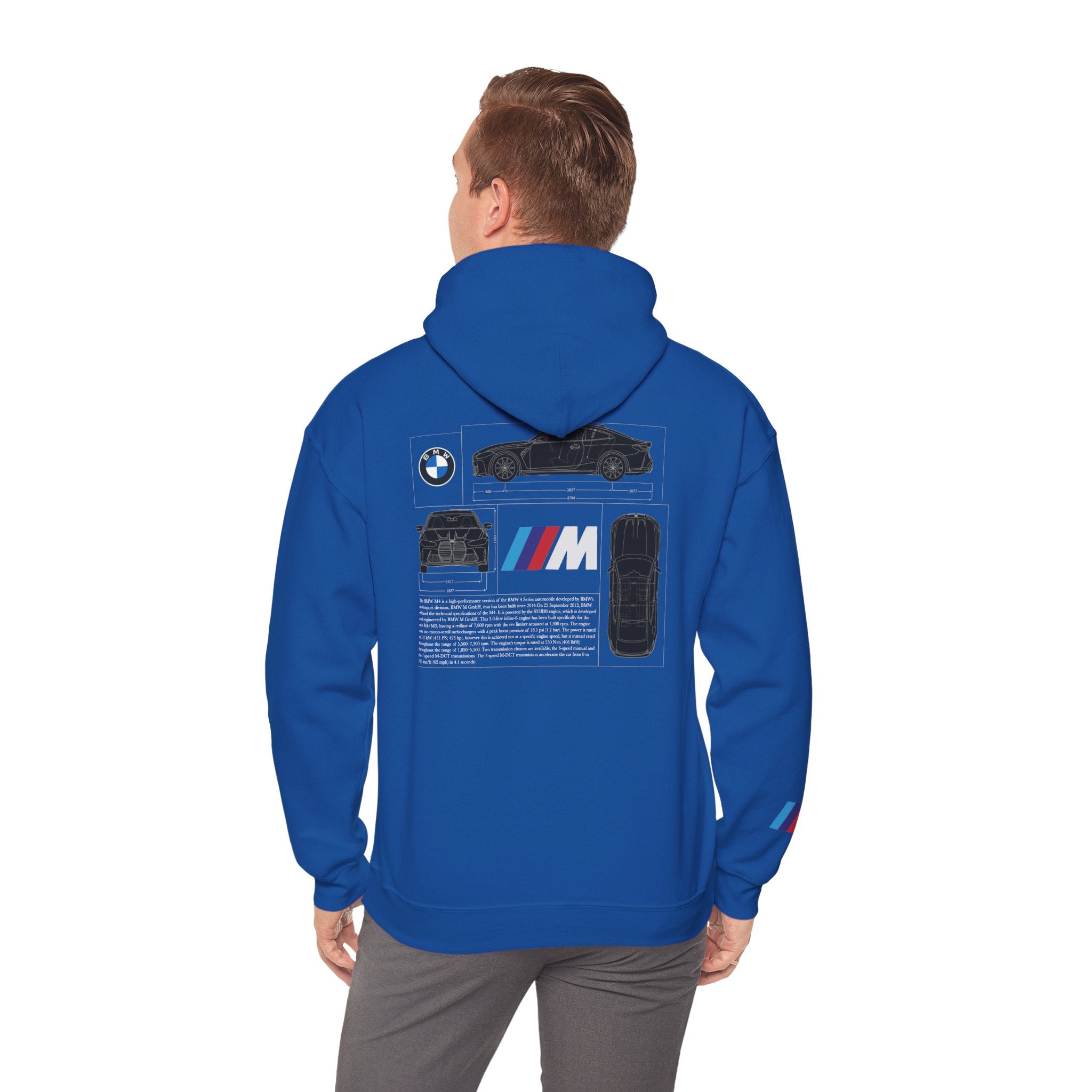 Blueprint Automotive Unisex Hoodie - M4 Design