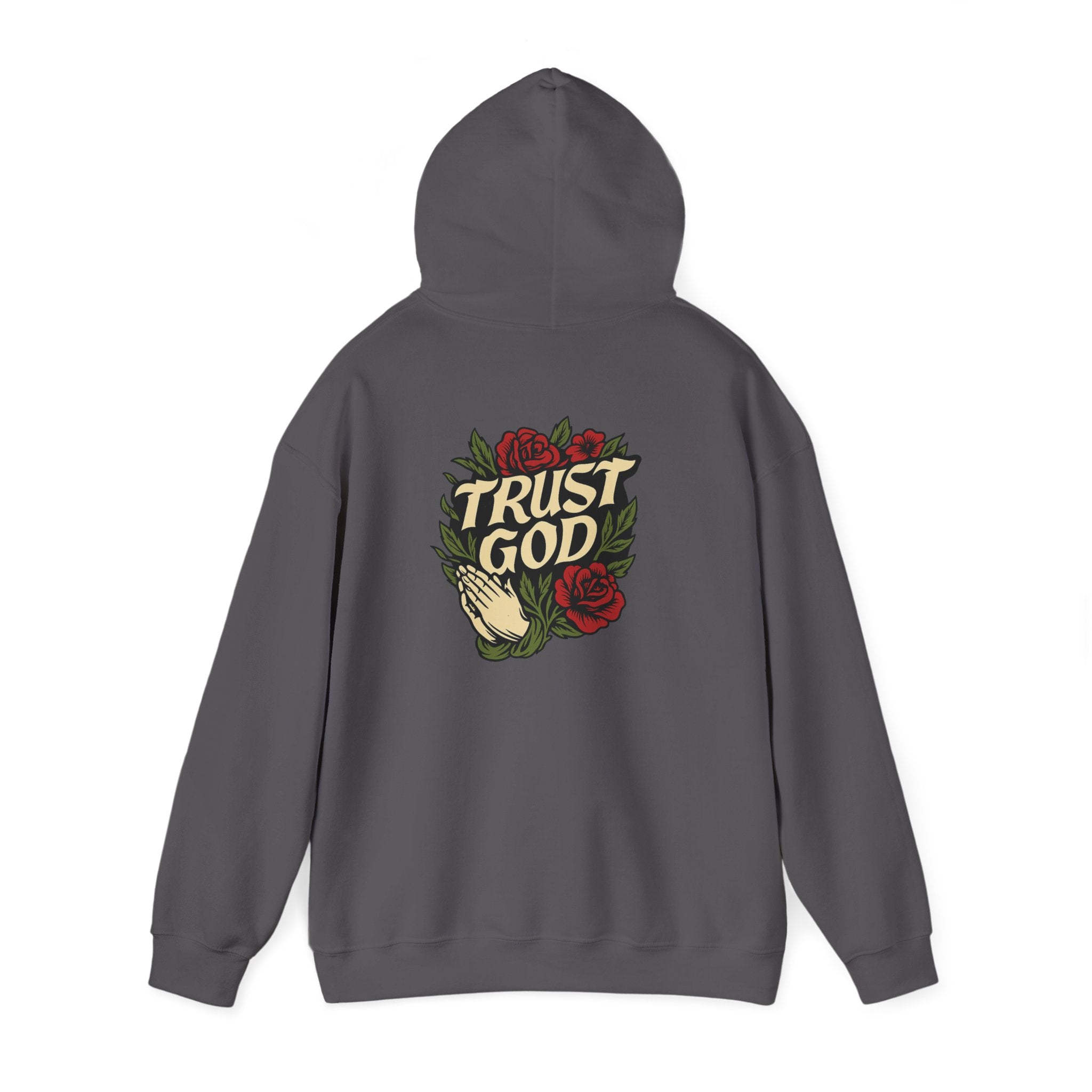 Trust God Rose Unisex Cotton Hoodie