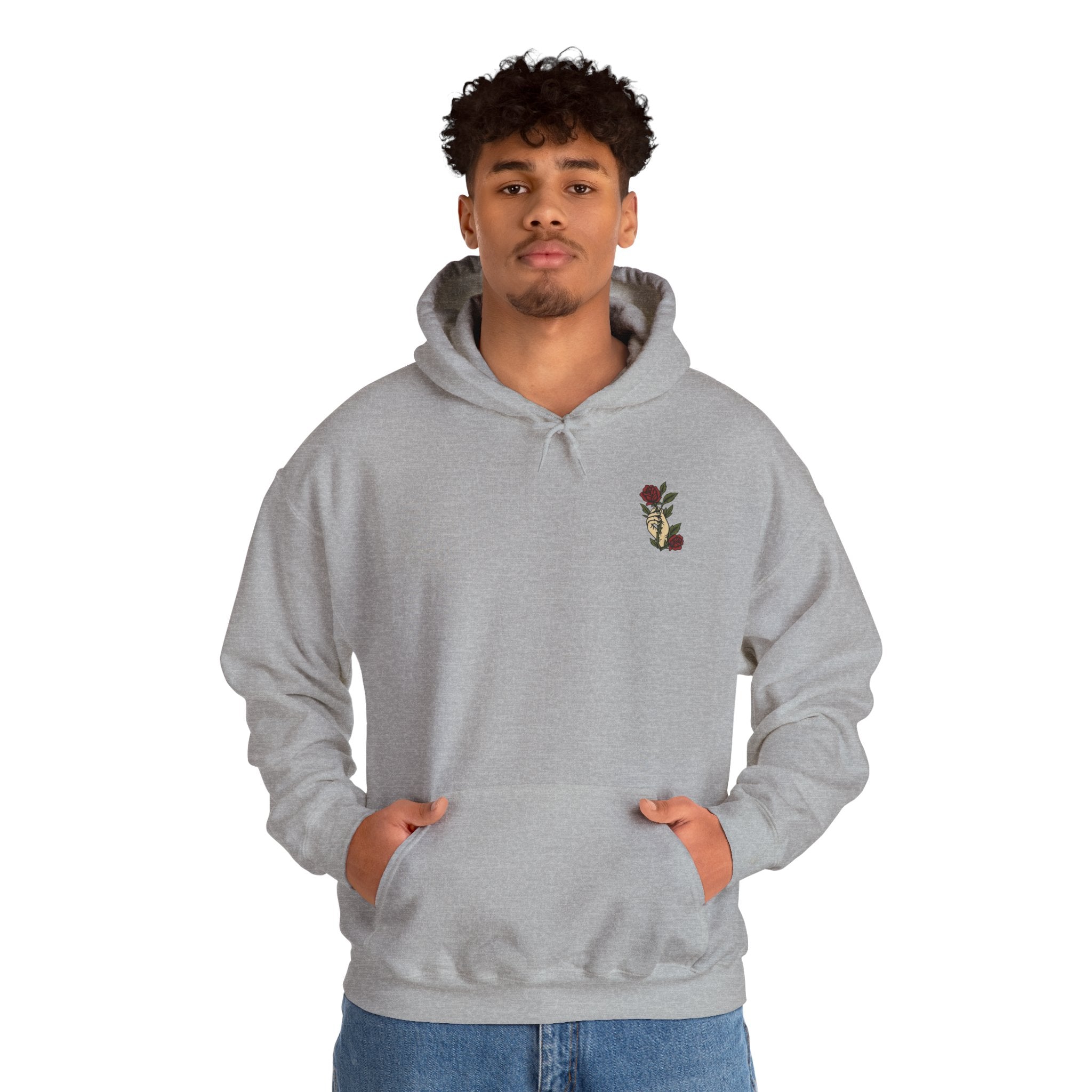 Trust God Rose Unisex Cotton Hoodie