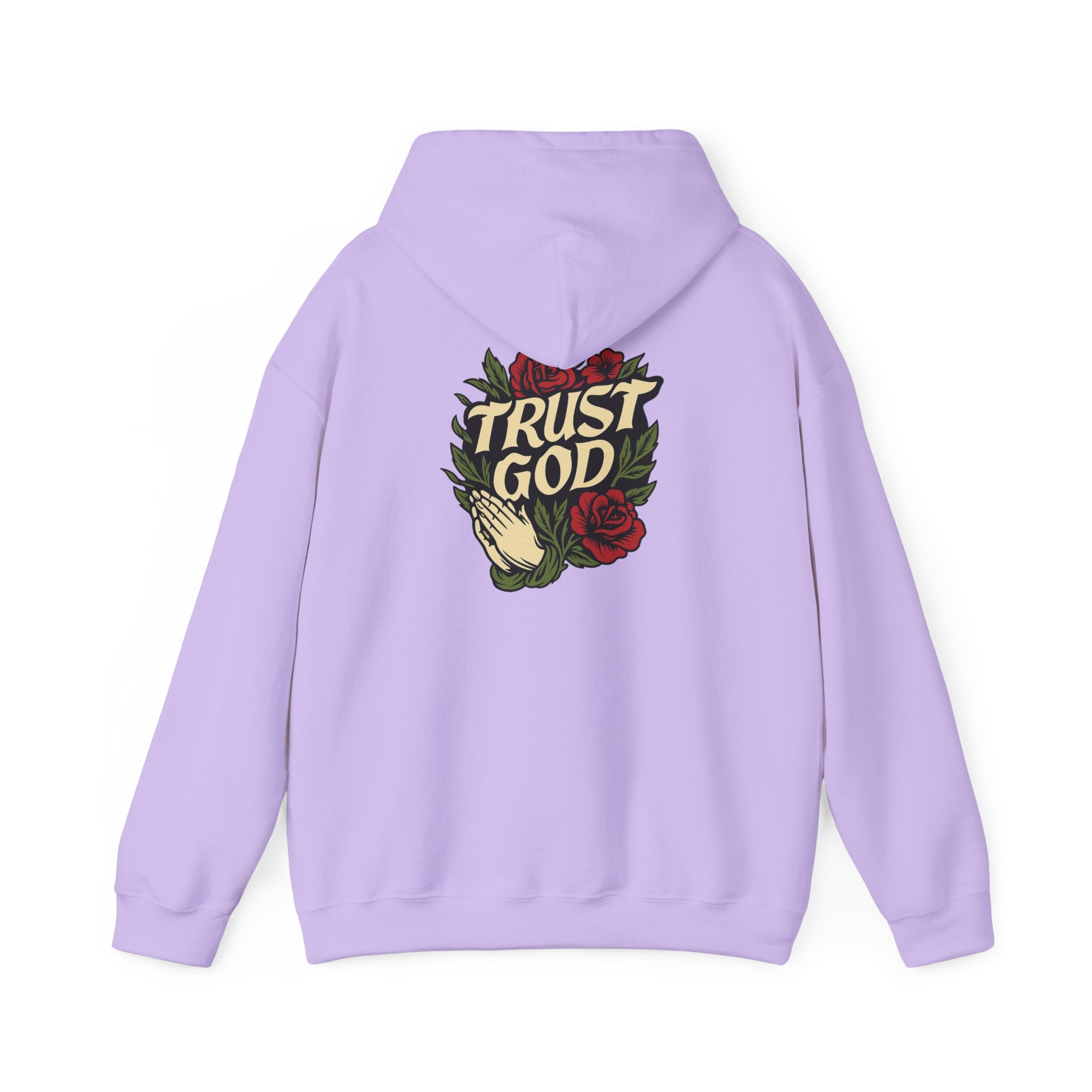 Trust God Rose Unisex Cotton Hoodie