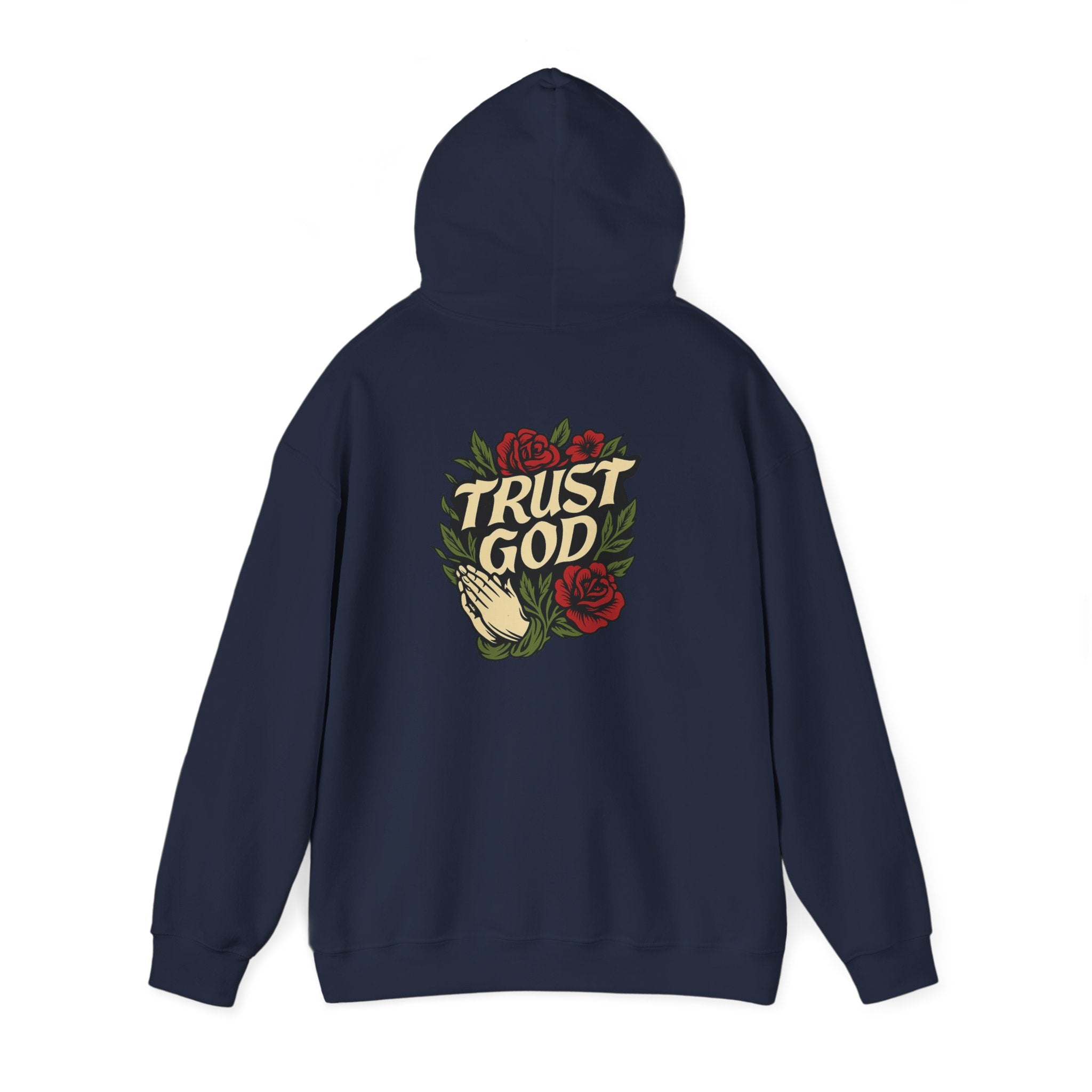 Trust God Rose Unisex Cotton Hoodie