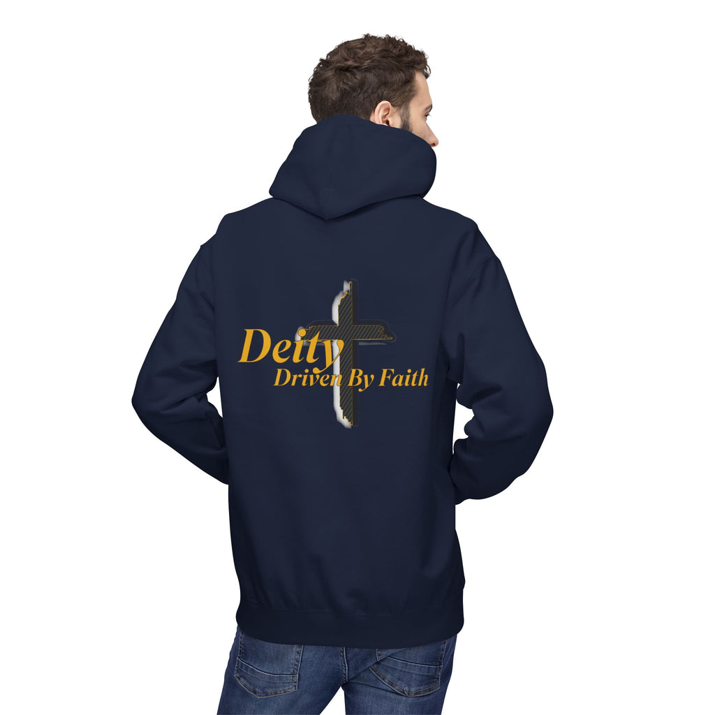 Driven By Faith Carbon Cross Hoodie