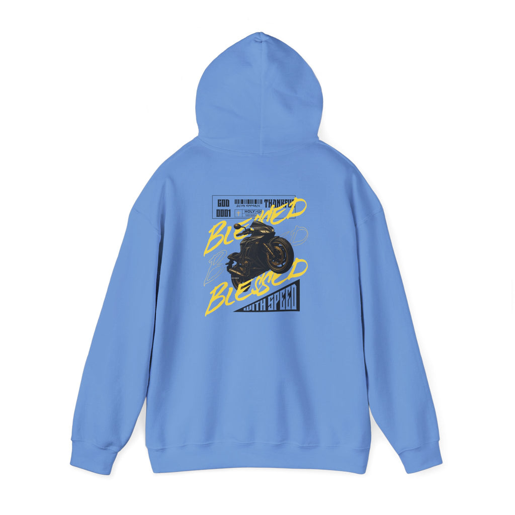 Blessed Motorcycle Heavy Cotton Hoodie