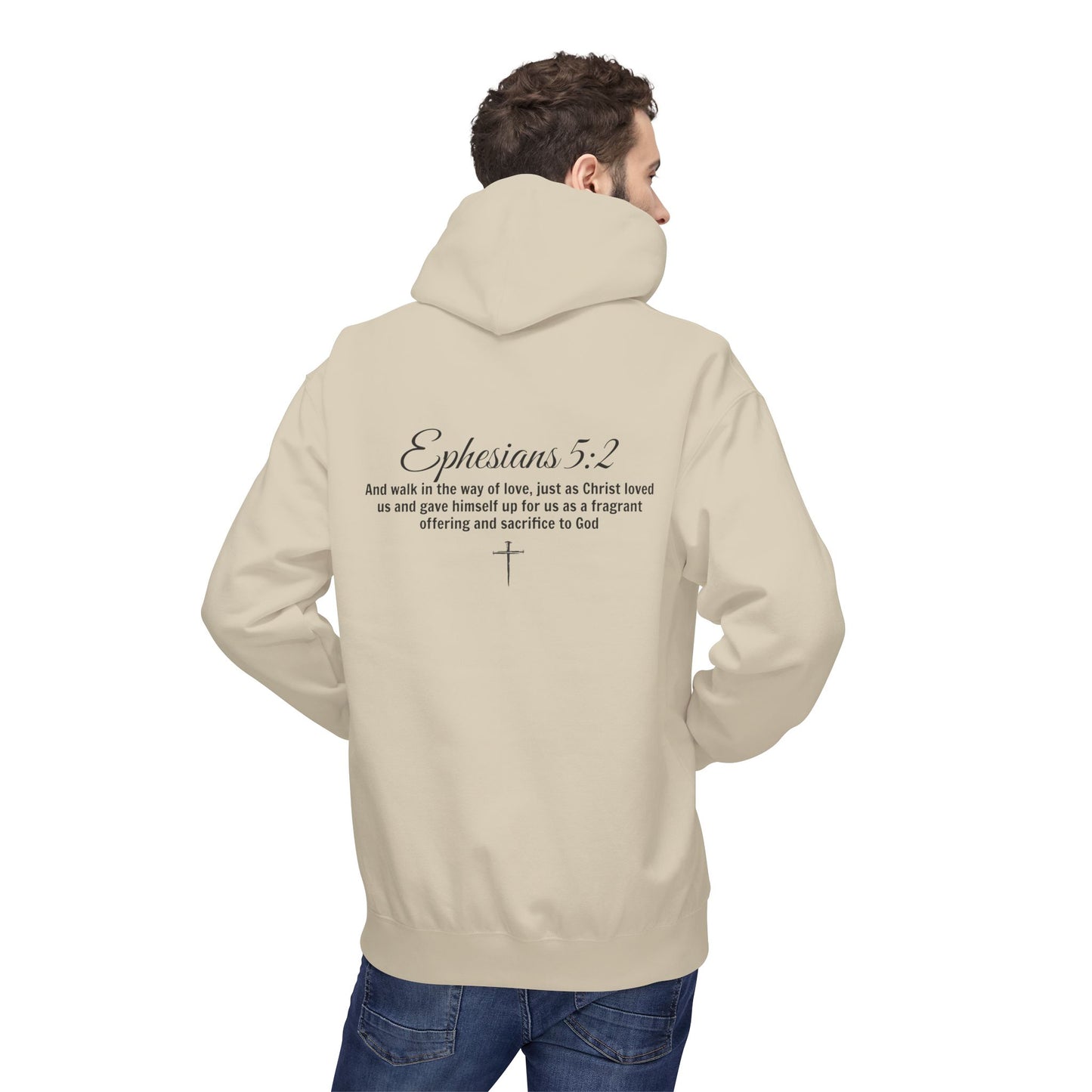 Ephesians 5:2 Sacrifice Collection Cotton Hoodie