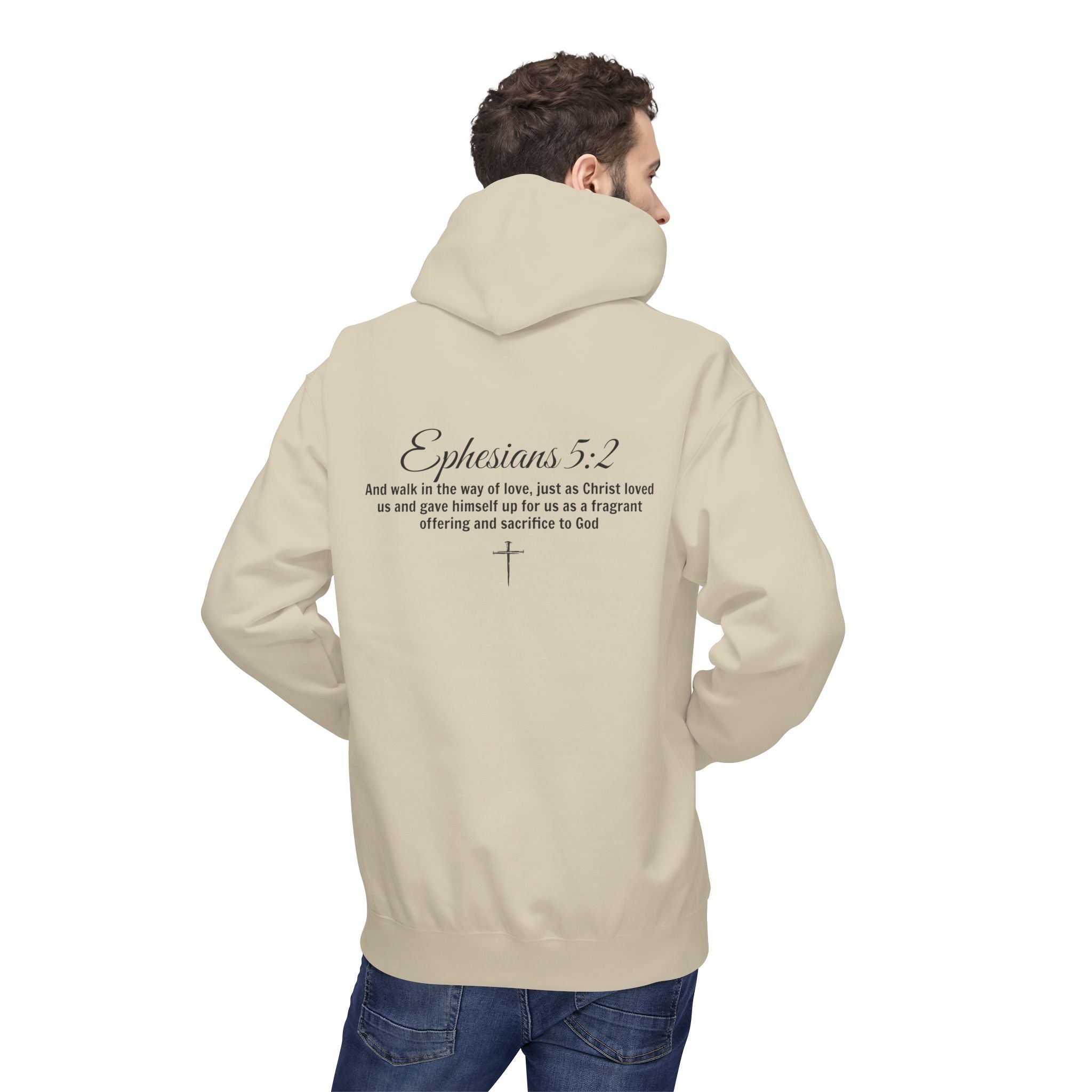 Ephesians 5:2 Sacrifice Collection Cotton Hoodie