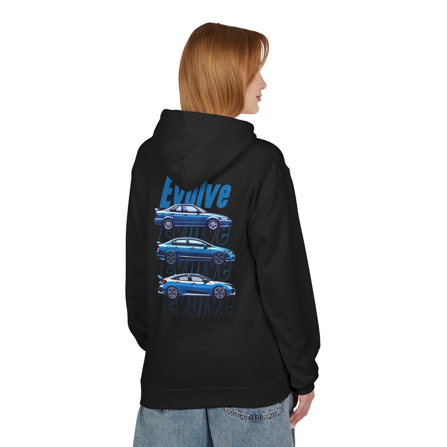 Evolve Blue Sport Cotton Hoodie