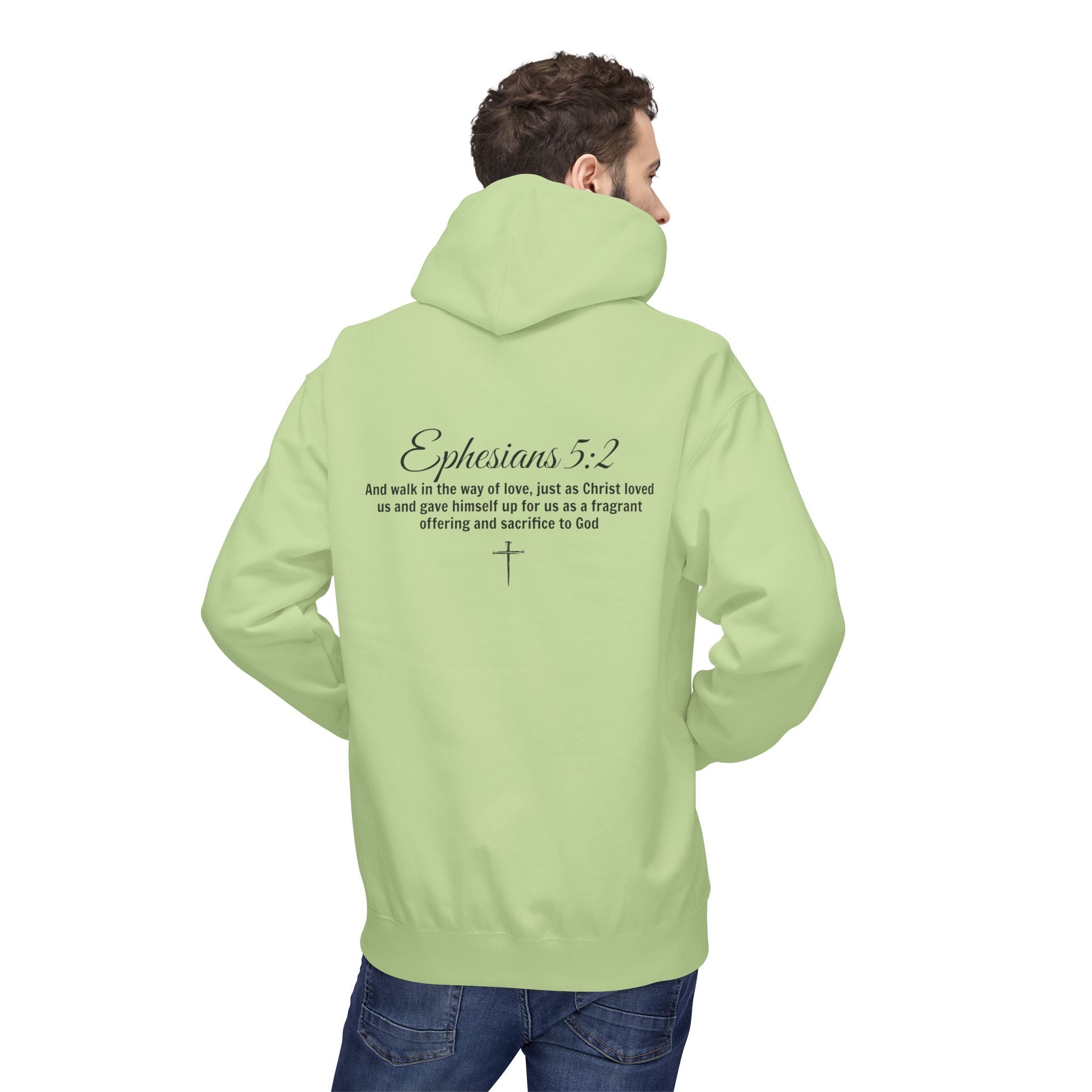 Ephesians 5:2 Sacrifice Collection Cotton Hoodie