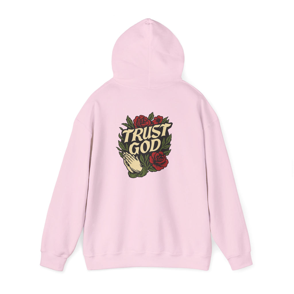 Trust God Rose Unisex Cotton Hoodie