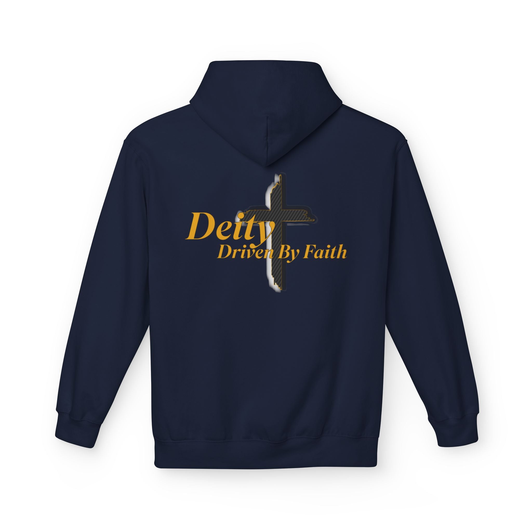 Driven By Faith Carbon Cross Hoodie