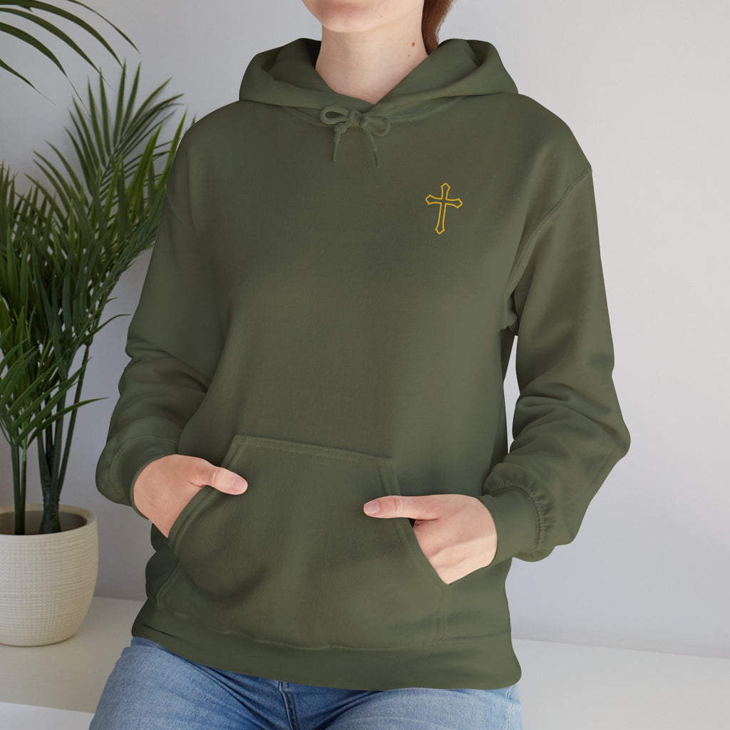 Walk With God Cotton Cross Hoodie