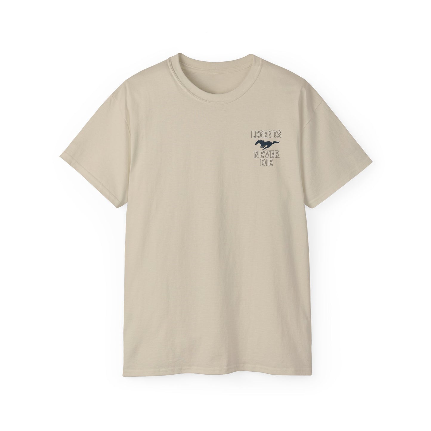 Cotton Legends Never Die Mustang Tee