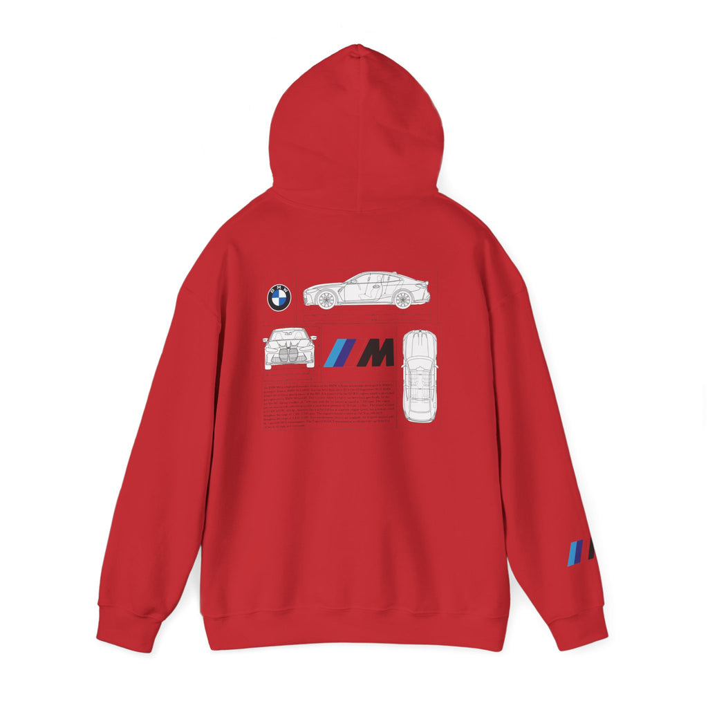 Blueprint Automotive Unisex Hoodie - M4 Design