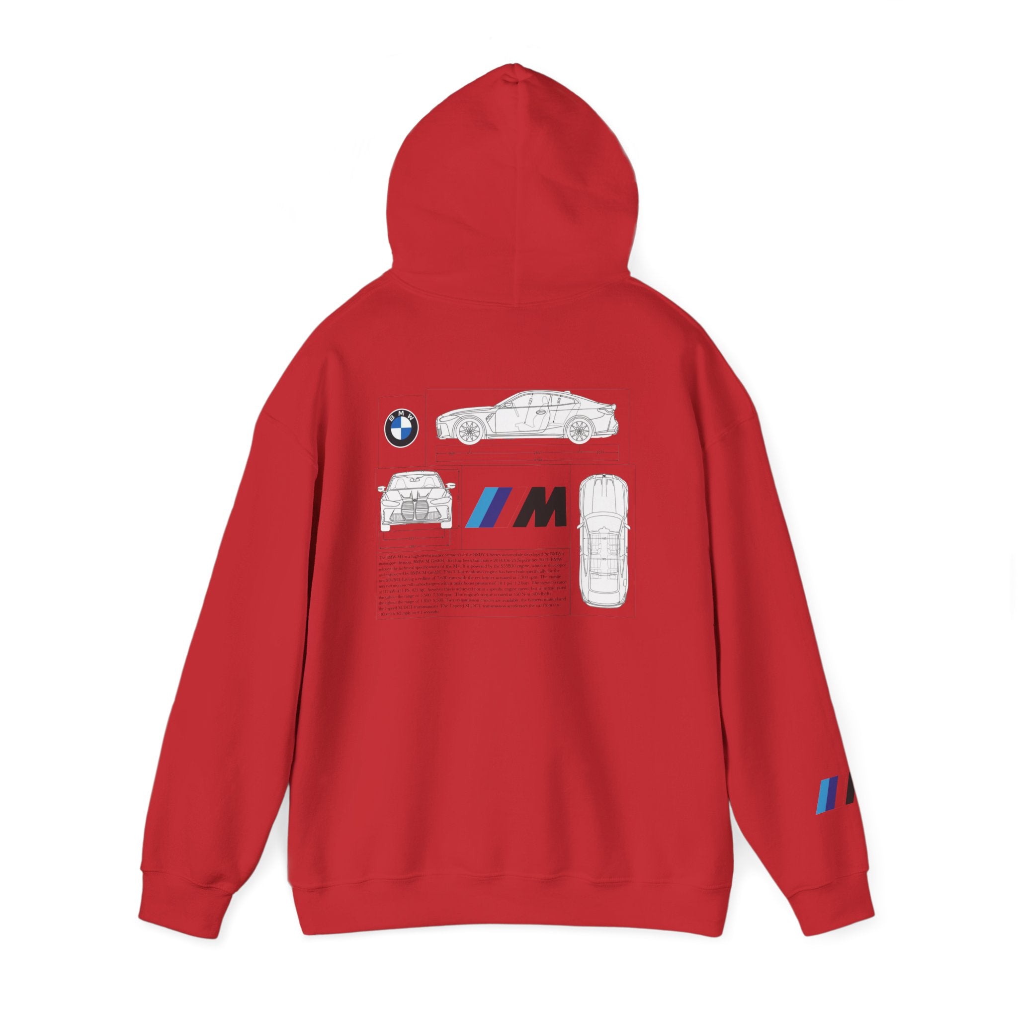 Blueprint Automotive Unisex Hoodie - M4 Design