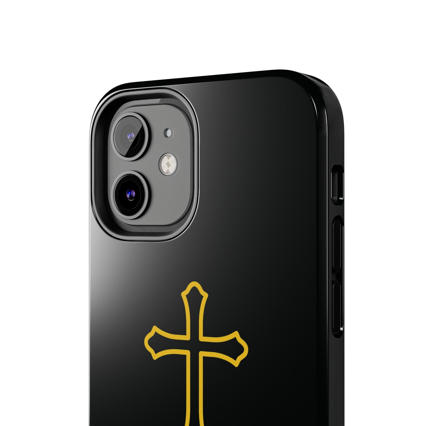 Black Always With Me Cross Phone Case