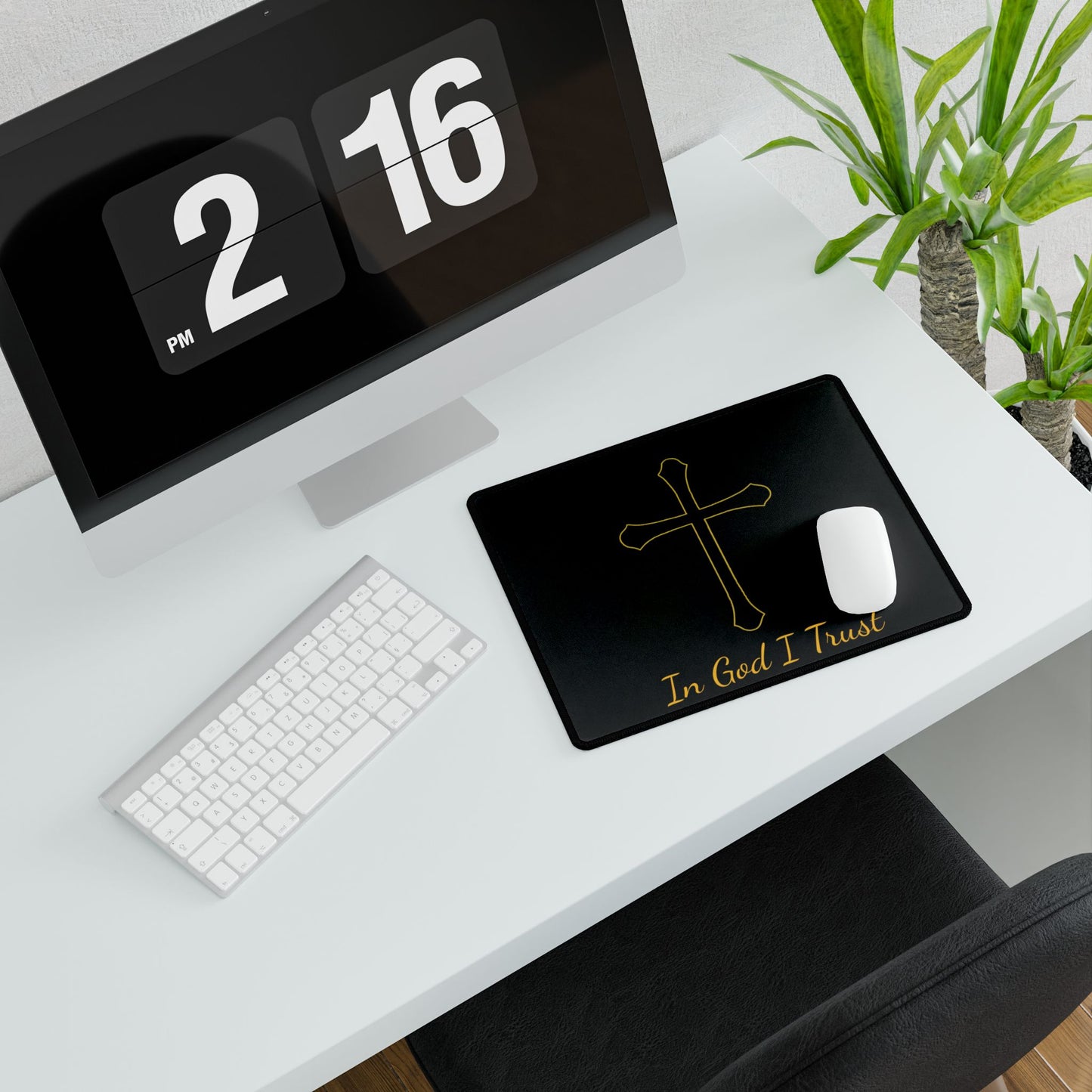 Trust In God Deity Desk Mat