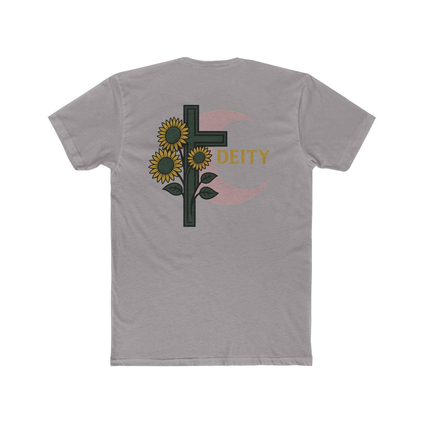 Sunflowers Moon Deity Unisex Cotton Tee
