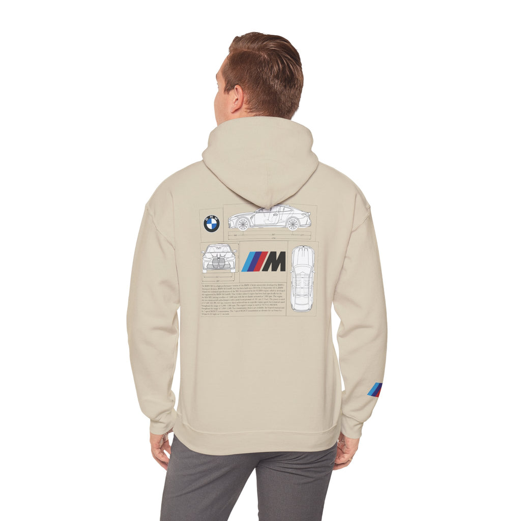 Blueprint Automotive Unisex Hoodie - M4 Design