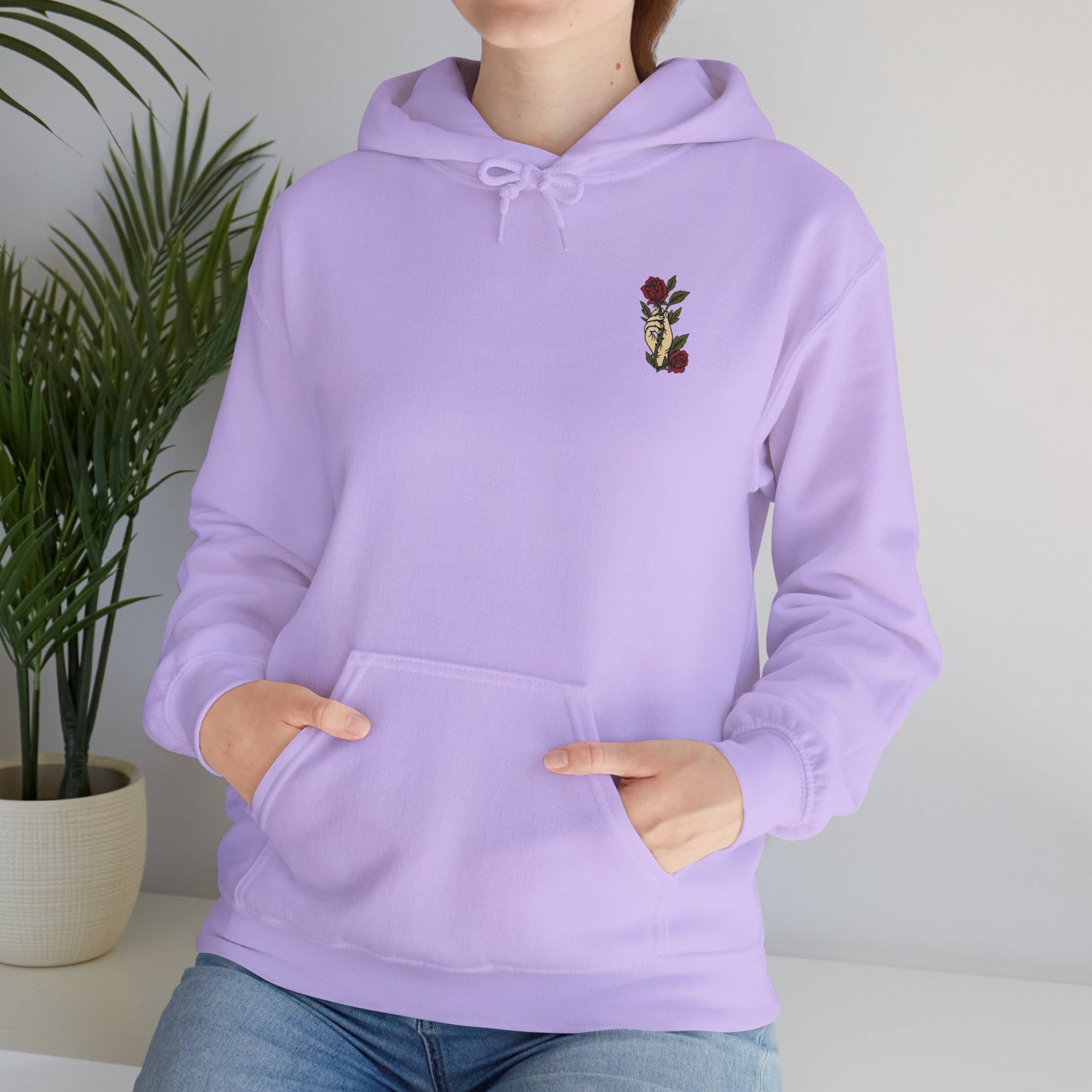 Trust God Rose Unisex Cotton Hoodie