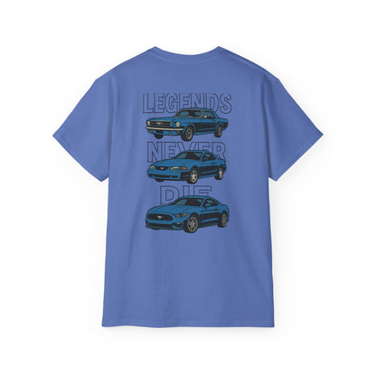 Cotton Legends Never Die Mustang Tee