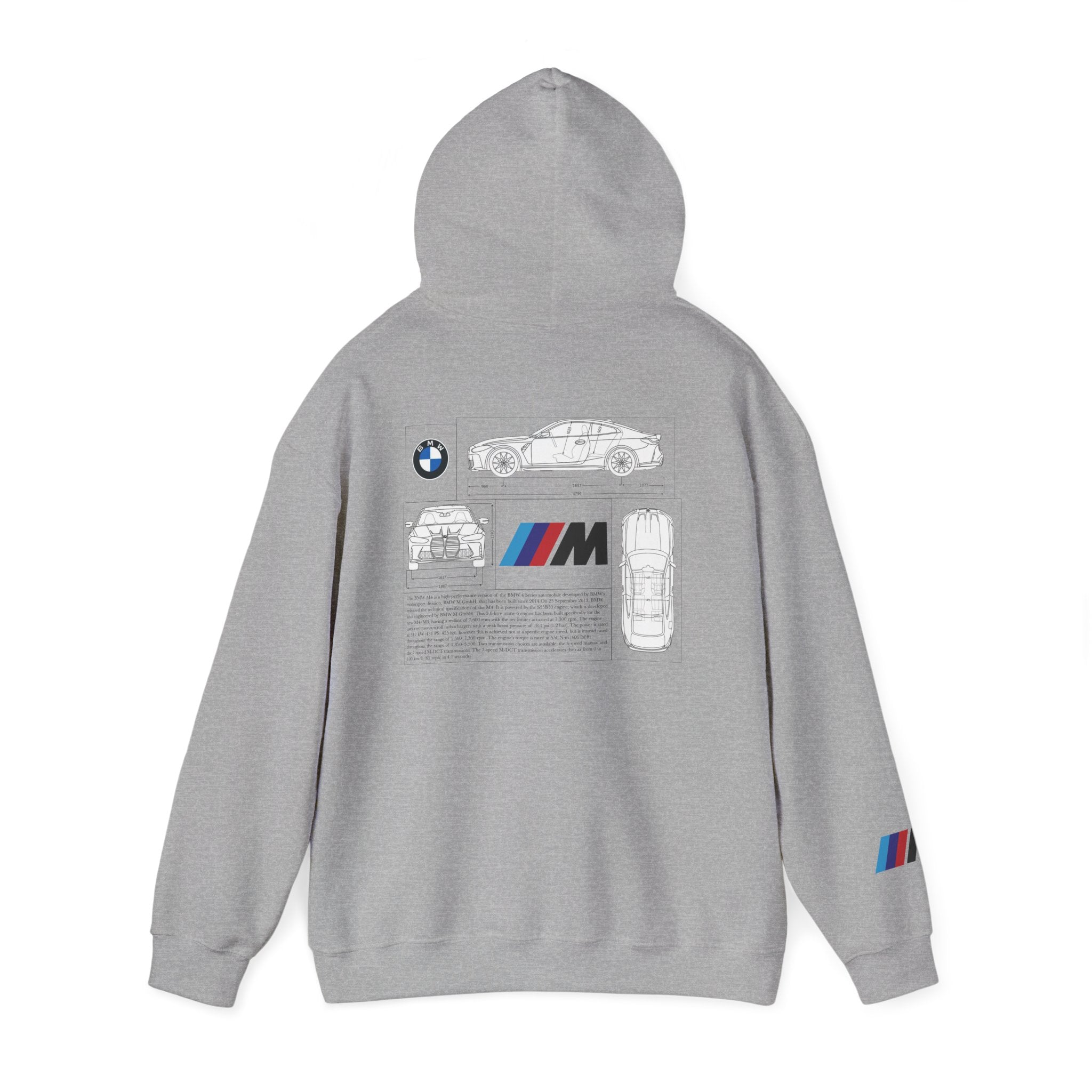 Blueprint Automotive Unisex Hoodie - M4 Design