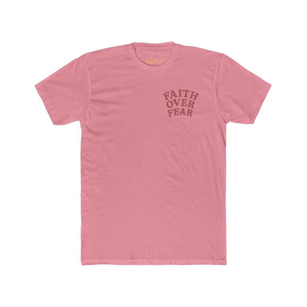 Faith Over Fear Pastel Unisex Cotton Tee